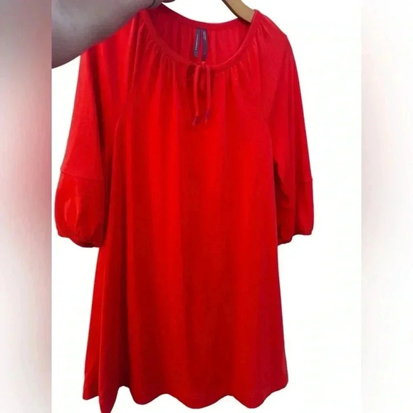 ANTHROPOLOGIE Orange Anais tunic dress Size S - Picture 5 of 16